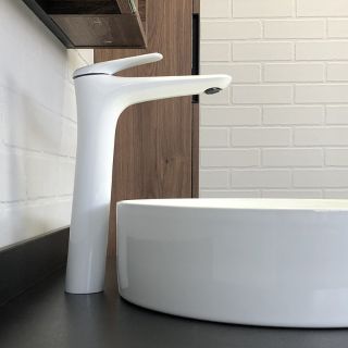 Смеситель для раковины Comforty FC074B-CKBT белый